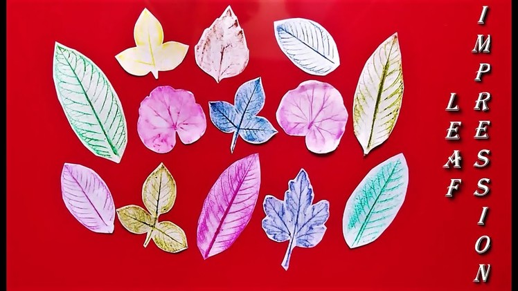 Leaf Impression Art | Easy Leaf Printing for Kids