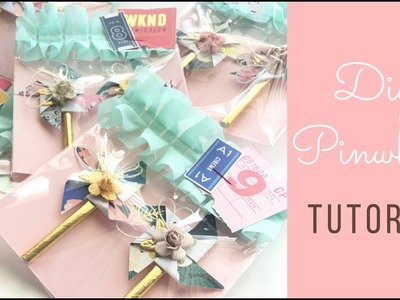 Maggie holmes embellishments- diy pinwheel tutorial