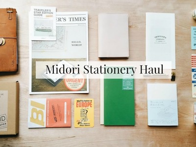 Midori [Traveler's Notebook] Stationery Haul