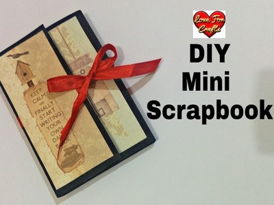 Mini Scrapbook Tutorial | DIY - Birthday Gift Idea