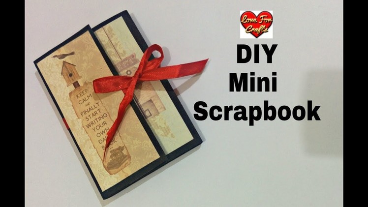 Mini Scrapbook Tutorial | DIY - Birthday Gift Idea