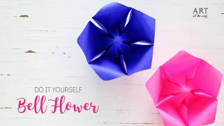 Paper Bellflower | Easy Paper Flowers | DIY Origami