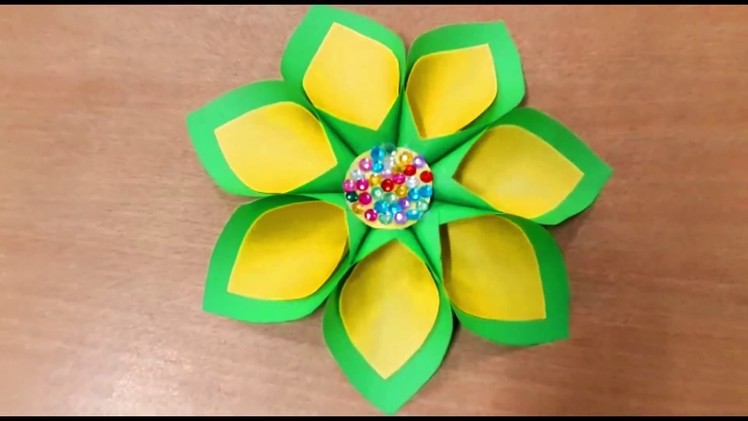 Paper Flower | কাগজের ফুল | kagojer ful | DIY Paper Craft : Flower