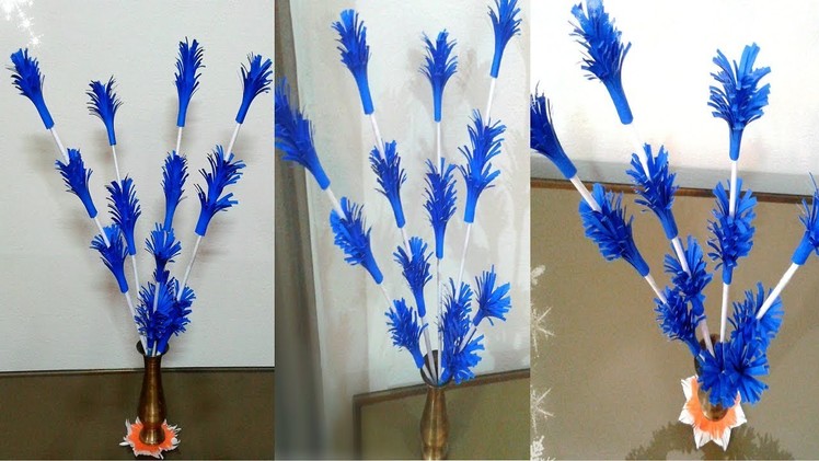 Paper Flower Stick 1 - DIY - Paper Craft - Handcraft