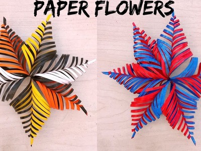 Paper Flower Wall Hanging - DIY Handmade Craft - Wall Decoration ideas