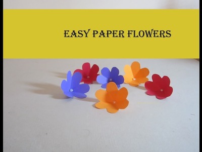 Paper Flowers | DIY Handmade Paper Flowers  | Paper Craft Ideas