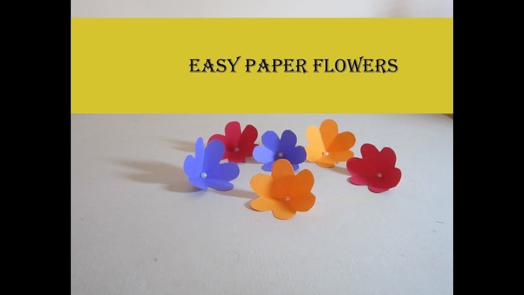 Paper Flowers | DIY Handmade Paper Flowers  | Paper Craft Ideas