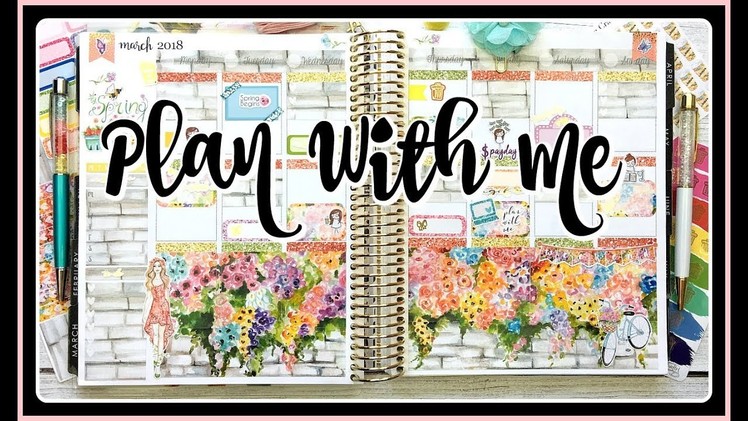 Plan With Me. Spring. Erin Condren Life Planner