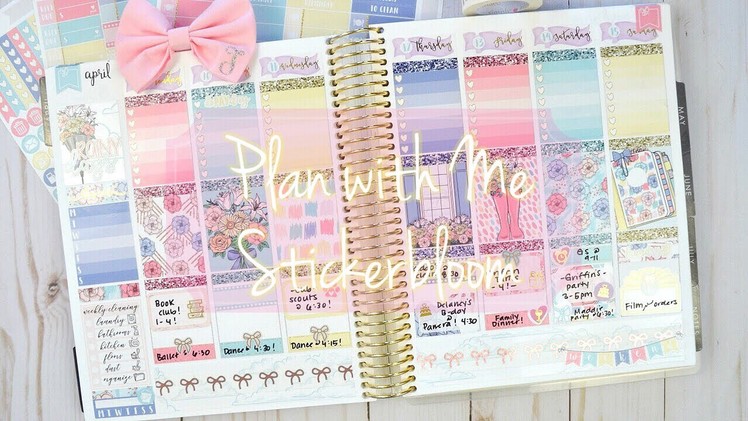Plan with Me. Stickerbloom. Rainy Days