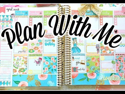 Plan With Me | Tea Party | Erin Condren Life Planner