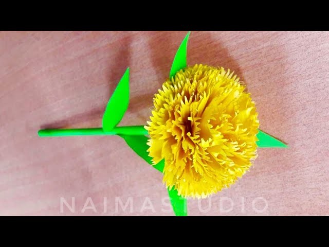কাগজের ফুল | গাদা ফুল | kagojer ful | gada Flower | DIY Paper Craft : Flower | How to
