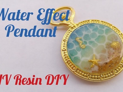 UV Resin Water Effect Pendant DIY
