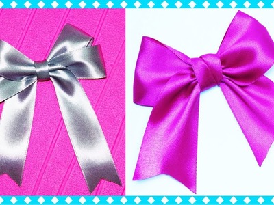 5 minute crafts DIY | How to make a bow | 5 DIY ribbon Bow