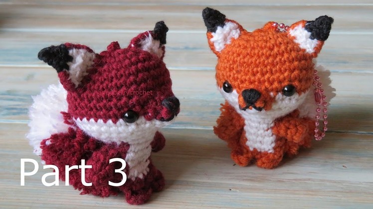 Amigurumi Fox Keyring - How to Crochet (Part 3)