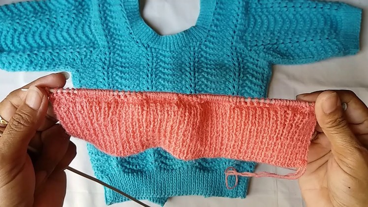 Blouse knitting design - part - 1