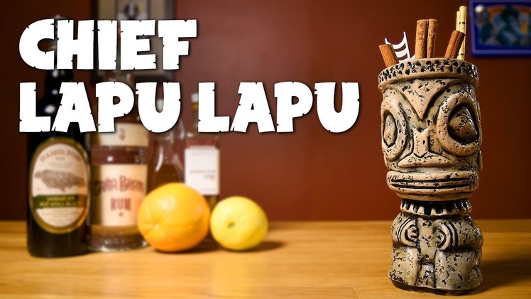 Chief Lapu Lapu - How to Make the Tiki Drink inspired by a Filipino Hero & the Sidewinder's Fang