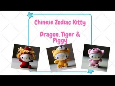 Crochet Amigurumi Hello Kitty Chinese Zodiac Tutorial Preview