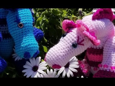 Crochet Cute Little Magical Dragon with Beads Part 2 of 2 DIY Video Tutorial