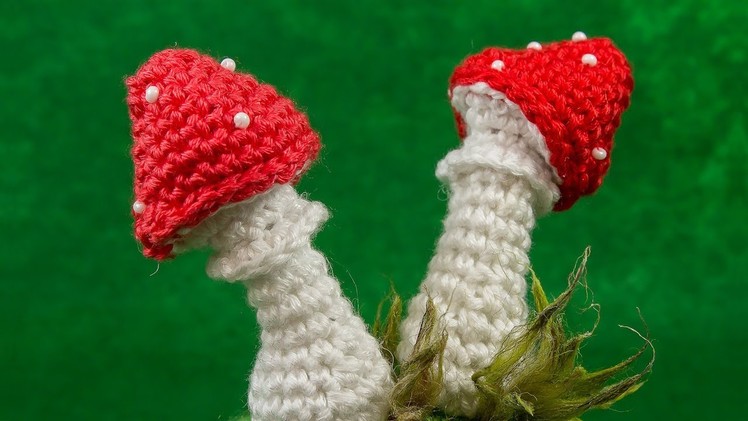Crochet Tutorial Mushroom Amanita