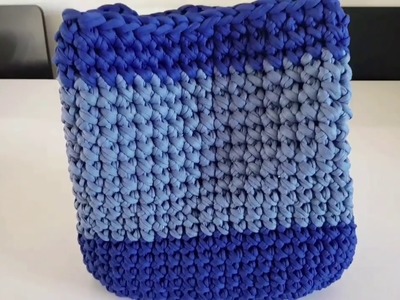 Crocheted backpack - Crochet tutorial