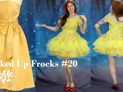 DIY Belle Costume Upcycled Transformation | Rocked Up Frocks #20 by Rockstars and Royalty