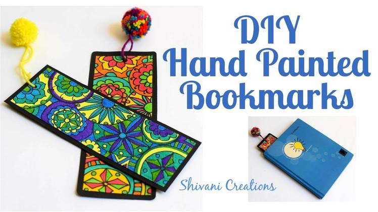 DIY Bookmark. How to make Hand Painted Bookmark. Handmade Gift for Teacher