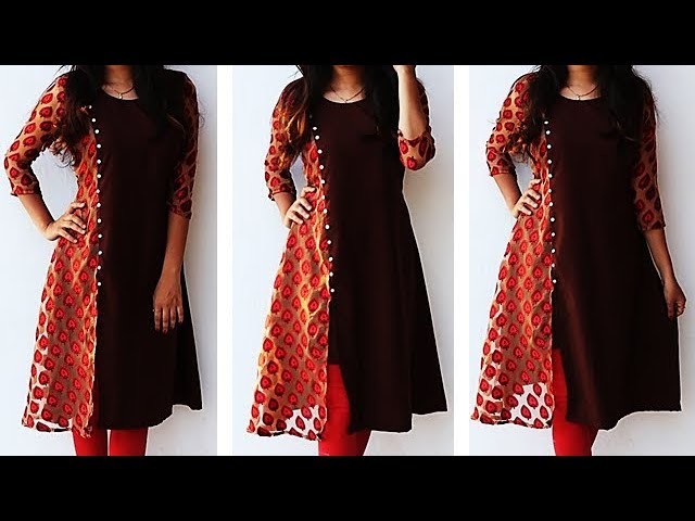 stylish kurti cutting