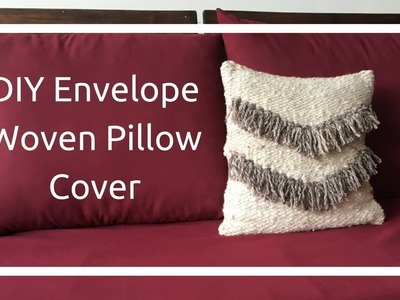 DIY Envelope Woven Pillow Cover