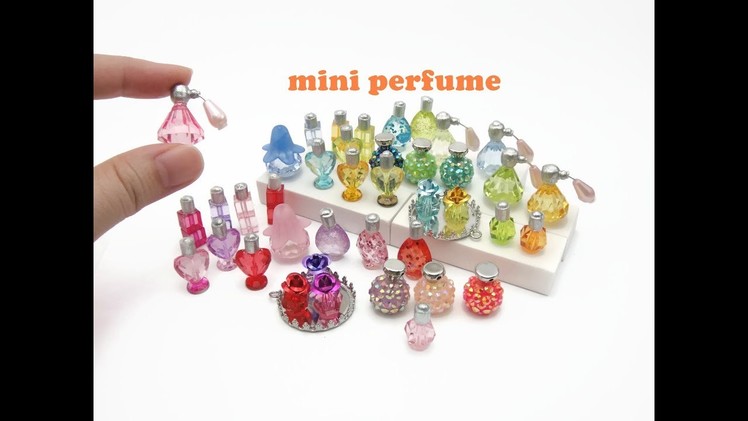DIY Miniature Doll Mini Perfume Set - Easy!