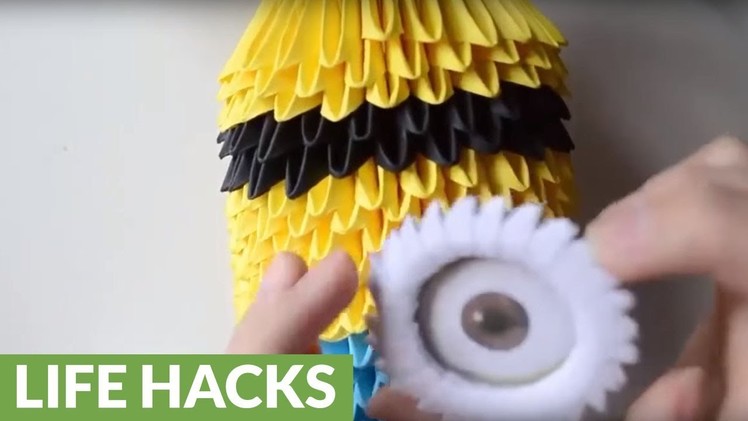 DIY paper crafts: How to make an origami Minion