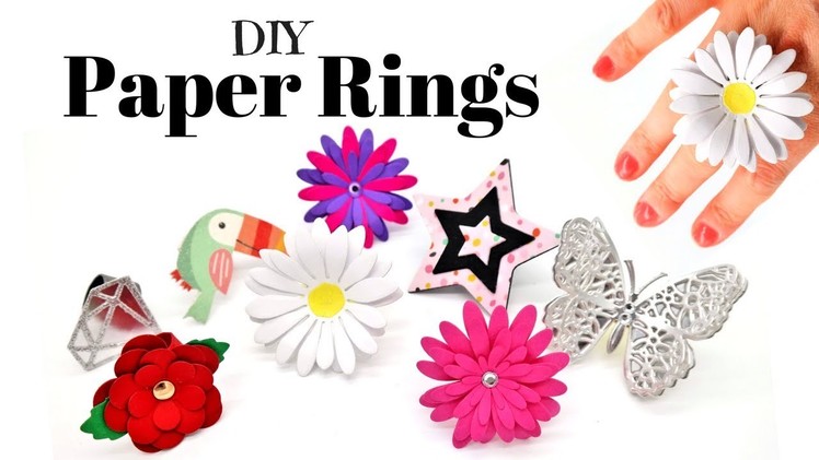 DIY Paper Rings | How To Make Paper Jewellery