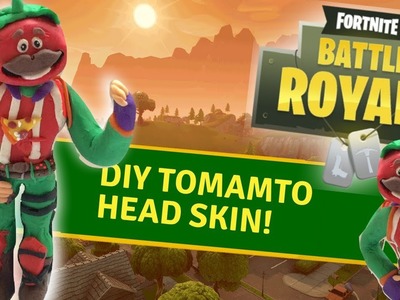 DIY Tomato head skin from "fortnite" - clay tutorial
