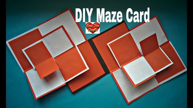 Double Maze Card Tutorial | DIY - Wedding Anniversary Gift Idea