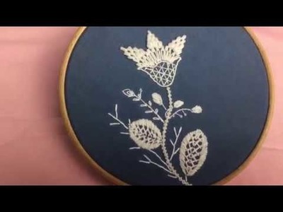 Hand embroidery easy stitch how to make Brazilian embroidery designs