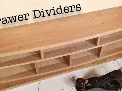 How to Build Curved Front Drawer Dividers