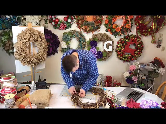 How To Create Your Own Burlap Wreath!