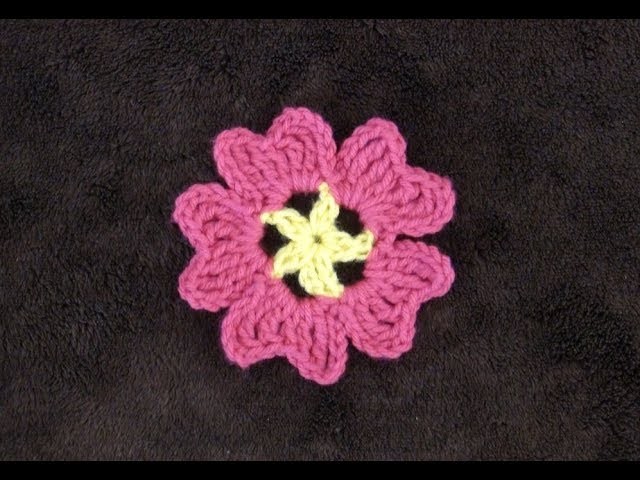How to Crochet an Easy Flower Pattern #713│by ThePatternFamily