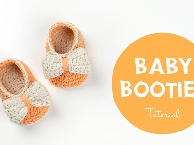 How To Crochet Cute and Easy Baby Booties for Beginners| Croby Patterns