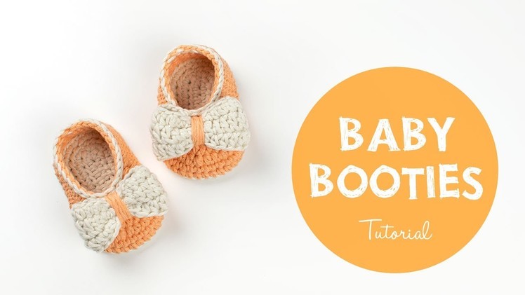 How To Crochet Cute and Easy Baby Booties for Beginners| Croby Patterns