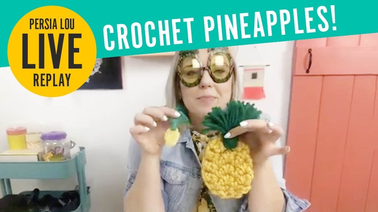 How to Crochet Pineapples! Make Pineapple Earrings, Appliques, and More