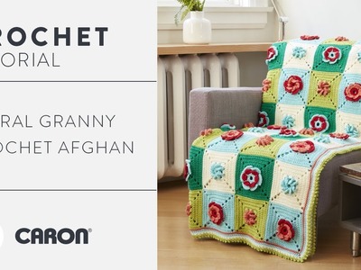 How to Crochet the Floral Granny Square Afghan