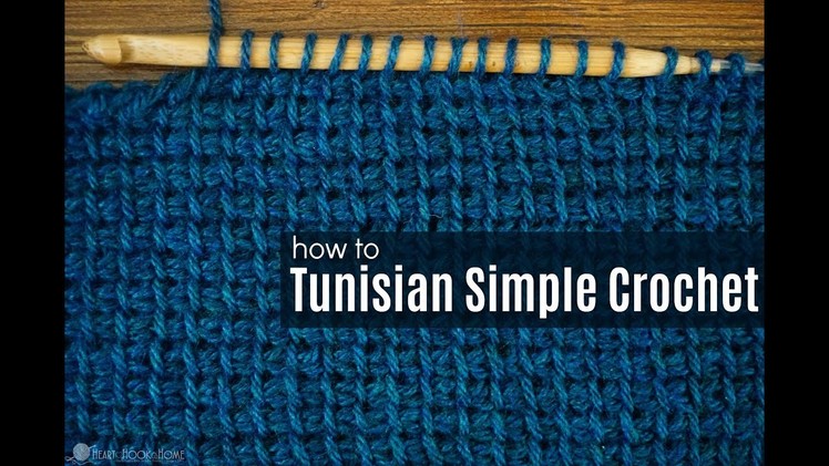 How to Crochet the Tunisian Simple Crochet