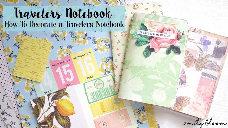 How To Decorate and Customize your TRAVELERS NOTEBOOK | Part 1 | Setup & Materials