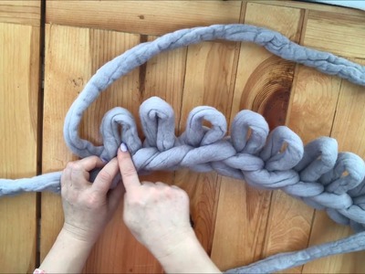 HOW TO HAND KNIT A KING SIZE BLANKET WITH FELTED MERINO WOOL