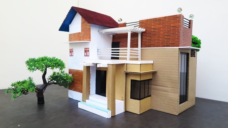 How To Make A Beautiful Modern House From Cardboard ~ DreamHouse  -  Architecture