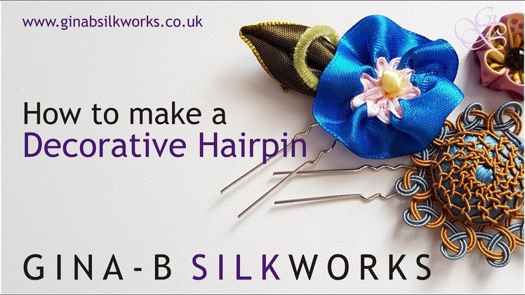 How to make a decorative hairpin