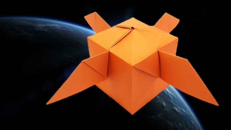 How to make a Paper Satellite for Kids - Easy Paper Crafts and Origami