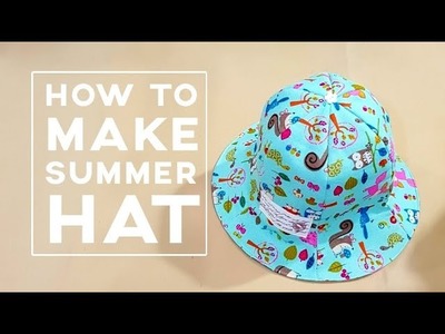 How to make a summer hat | DIY hat tutorial ❤❤ Adult version