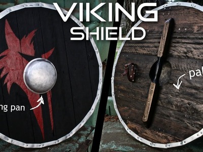 How to Make a Viking Shield Completely from Scrap (with FRYING PAN shield boss)