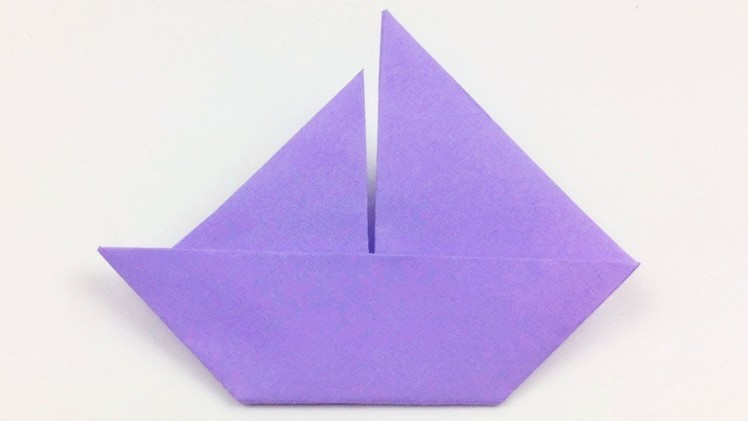 How to Make an Easy Origami Paper Sail Boat ⛵ DIY Sailboat Folding Instructions: Papierschiff falten